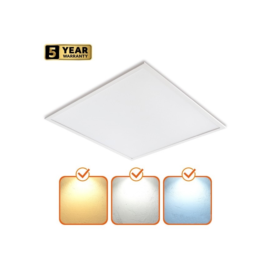 Painel embutido LED com regulação CAPRI LED/25/36/40W/230V 3000/4000/5700K UGR&lt;19 IP44 60x60 cm