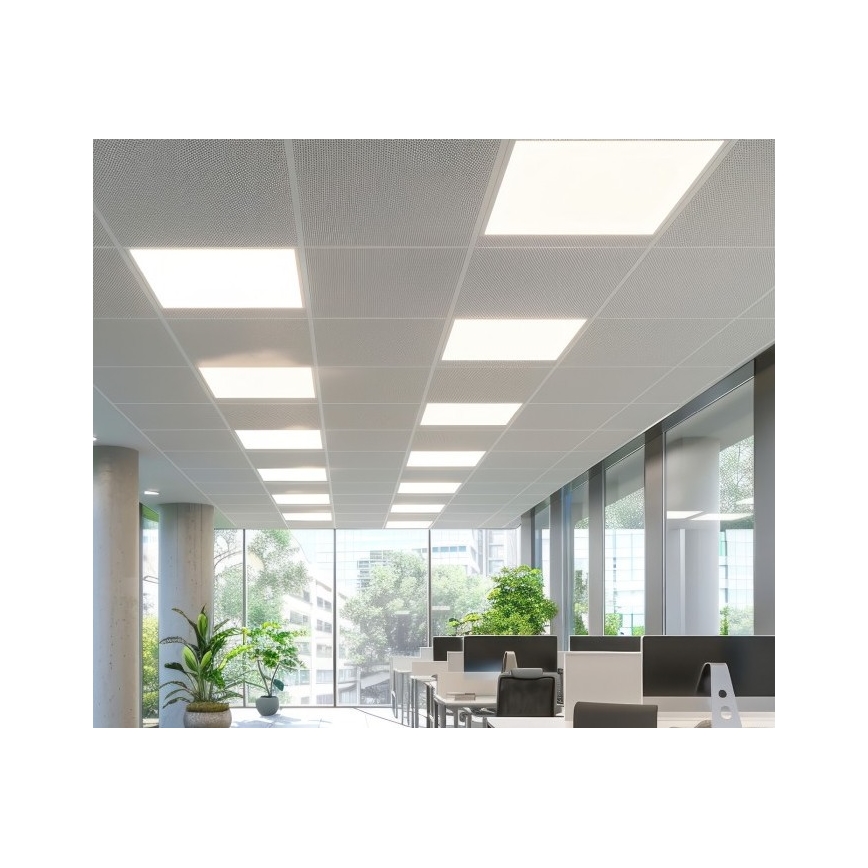 Painel embutido LED com regulação CAPRI LED/25/36/40W/230V 3000/4000/5700K UGR&lt;19 IP44 60x60 cm