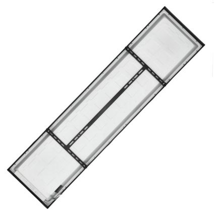 Painel integrado LED BRISBANE LED/36W/230V 4000K 29,5x119 cm preto
