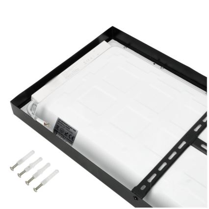 Painel integrado LED BRISBANE LED/36W/230V 4000K 29,5x119 cm preto
