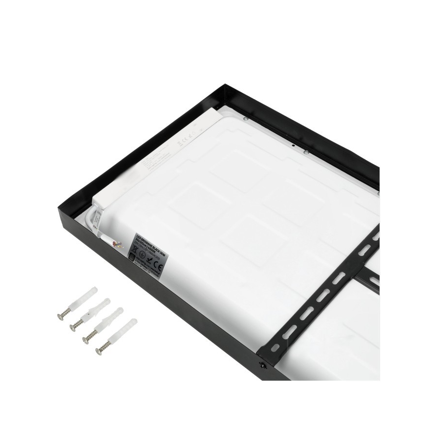 Painel integrado LED BRISBANE LED/36W/230V 4000K 29,5x119 cm preto