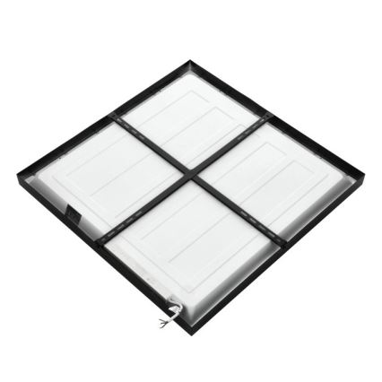 Painel integrado LED BRISBANE LED/36W/230V 4000K 59,5x59,5 cm preto