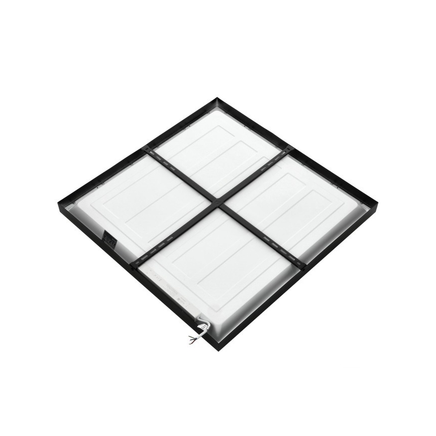 Painel integrado LED BRISBANE LED/36W/230V 4000K 59,5x59,5 cm preto
