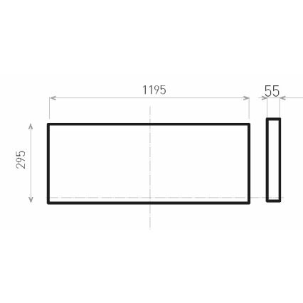 Painel integrado LED ILLY LED/36W/230V