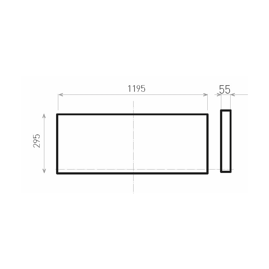 Painel integrado LED ILLY LED/36W/230V