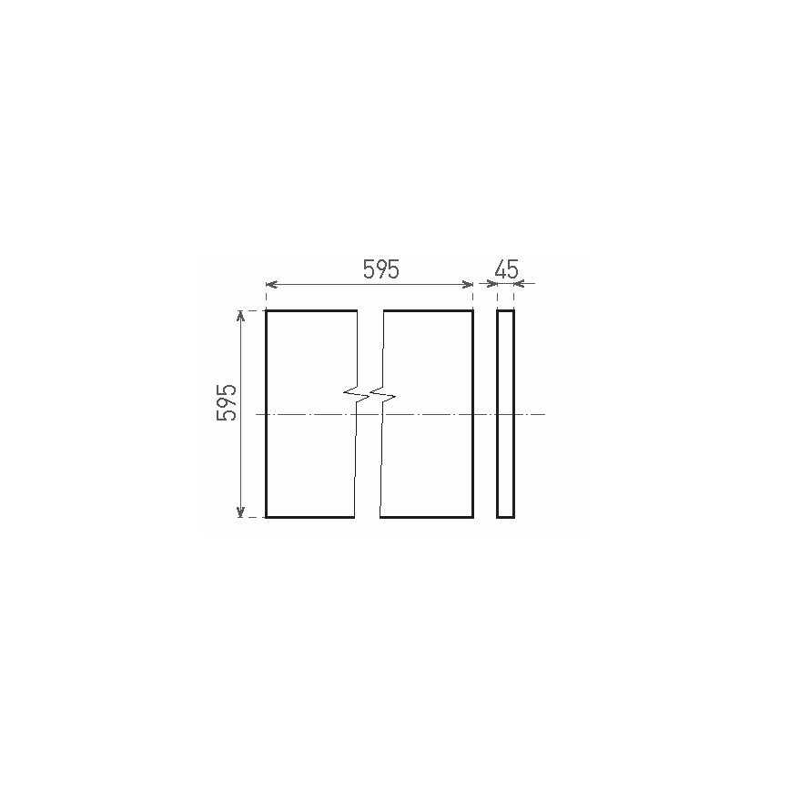 Painel integrado LED ILLY LED/42W/230V