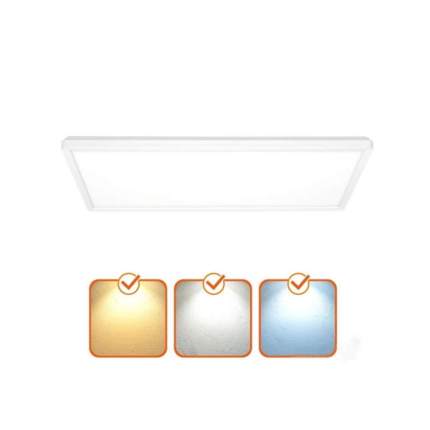 Painel integrado LED NIVERA LED/32W/230V IP54 3000/4000/6000K 29,5x59,5 cm branco