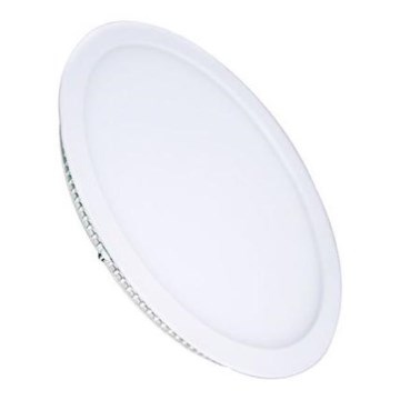 Painel LED 18 W, 230 V, 3000/4000/6000 K — diâmetro 22,5 cm, branco
