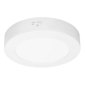 Painel LED 2 em 1 (sobrepor/embutir) 12W / 230V / 3000/4000/6000K / Ø17 cm / IP54 / branco