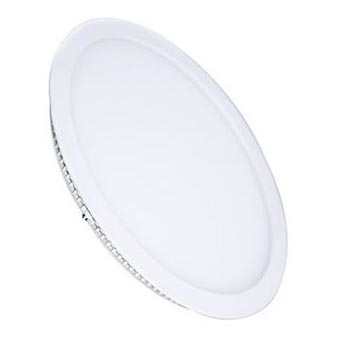 Painel LED, 6W, 230V, 3000/4000/6000K, Ø 12 cm, branco