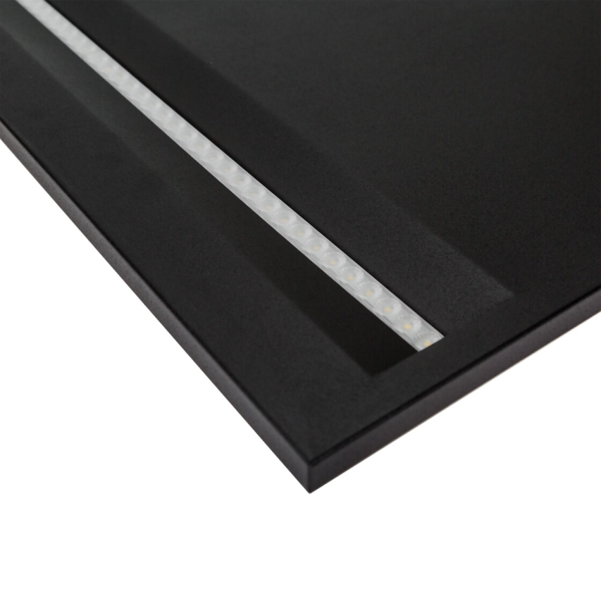 Painel LED ALGINE LED/44W/230V 60x60 cm 4000K UGR16 preto