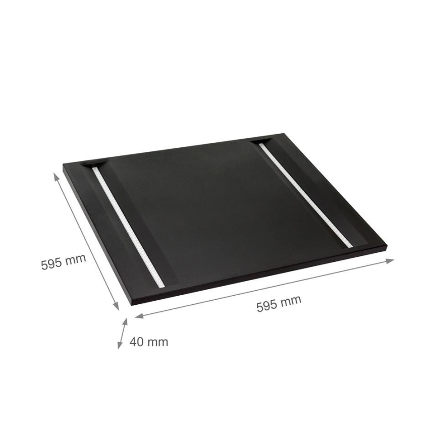Painel LED ALGINE LED/44W/230V 60x60 cm 4000K UGR16 preto