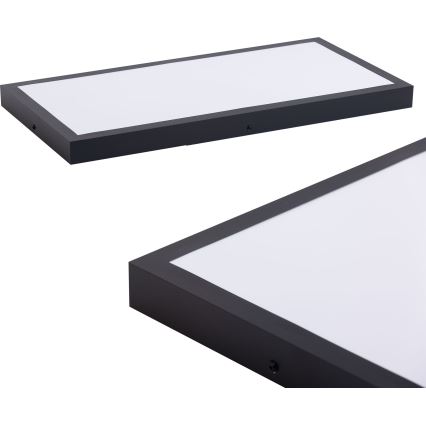 Painel LED LED/36W/230V 4000K 30x60 cm preto