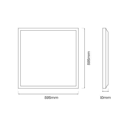 Painel LED LED/48W/230V 4000K 60x60 cm