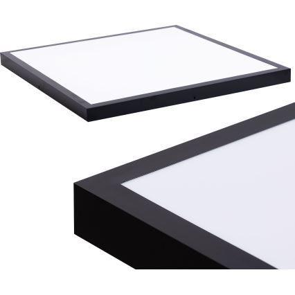 Painel LED LED/60W/230V 4000K 60x60 cm preto