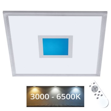 Painel LED RGBW com regulação LED/24W/230V 3000-6500K + comando