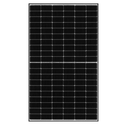 Painel solar fotovoltaico JA SOLAR 380Wp armação preta IP68 Half Cut- palete 31 unid.