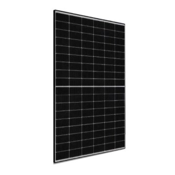 Painel solar fotovoltaico JA SOLAR 405Wp armação preta IP68 Half Cut