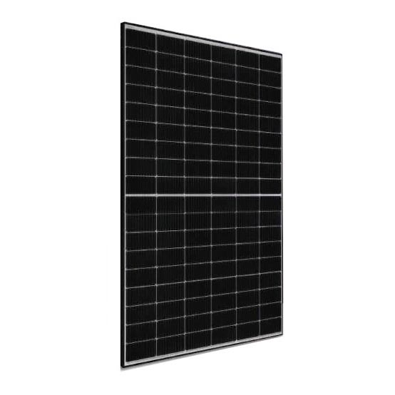Painel solar fotovoltaico JA SOLAR 405Wp armação preta IP68 Half Cut