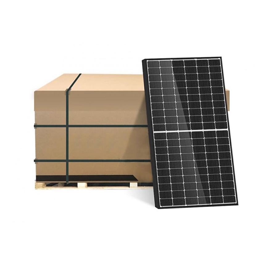 Painel solar fotovoltaico JINKO 460Wp armação preta IP68 Meio Corte - palete 36 unid.