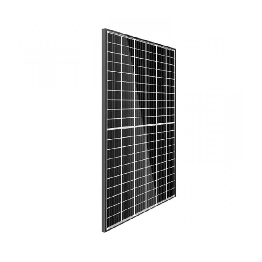 Painel solar fotovoltaico LEAPTON 410Wp armação preta IP68 Half Cut - palete 36 unid.