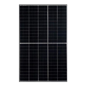 Painel solar fotovoltaico RISEN 400Wp armação preta IP68 Meio corte