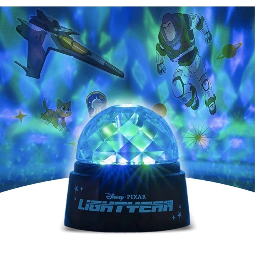 Paladone - Projetor LED Infantil DISNEY LIGHTYEAR 3xAA