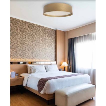 Iluminação de teto LED SOFIE LED/50W/230V ø 60 cm dourada