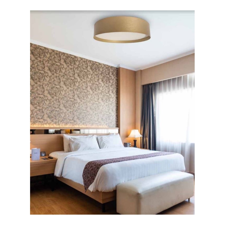 Iluminação de teto LED SOFIE LED/50W/230V ø 60 cm dourada