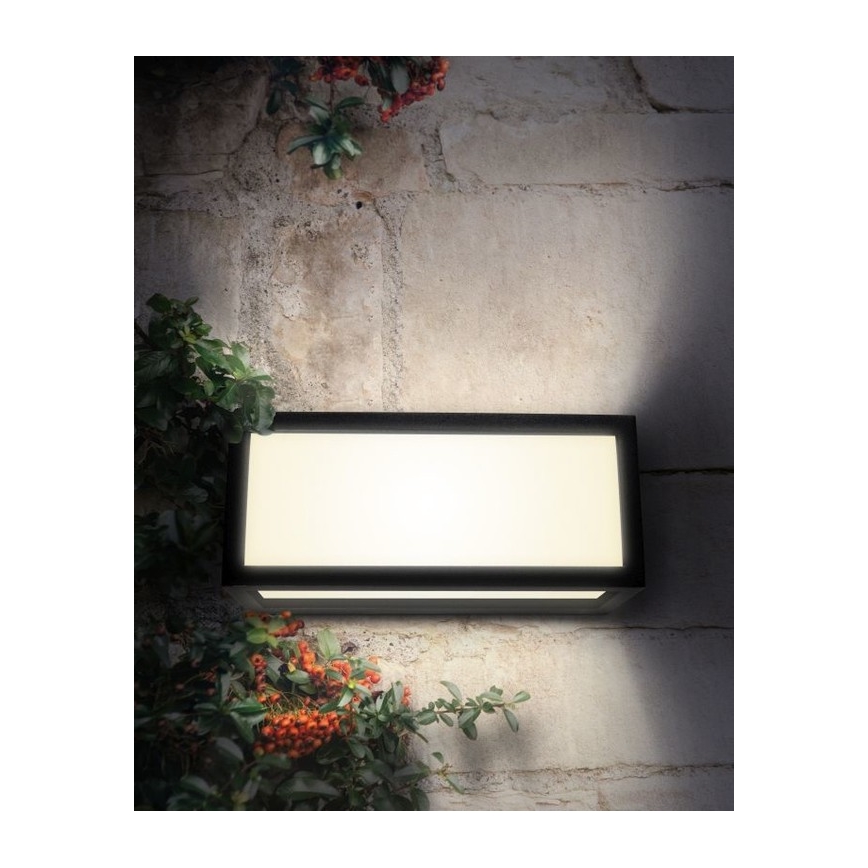 Iluminação de parede exterior TONY 1xE27/18W/230V IP54