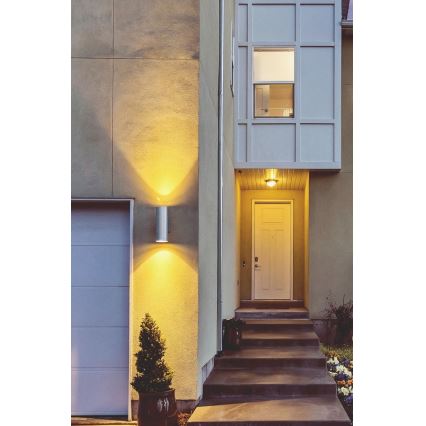Iluminação de parede exterior OLAF 2xG10/10W/230V IP54