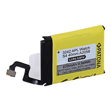 PATONA - Bateria Apple Watch 4 225mAh A2058 40 mm