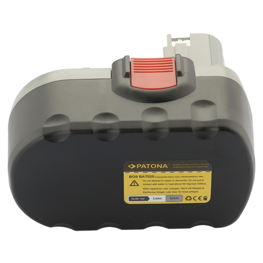 PATONA - Bateria Bosch 18V 3000mAh Ni-Mh