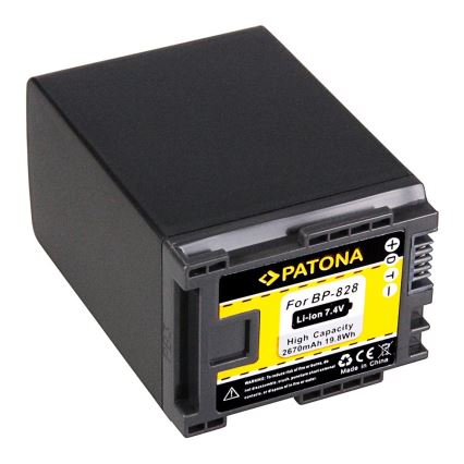 PATONA - Bateria Canon BP-828 2670mAh Li-Ion
