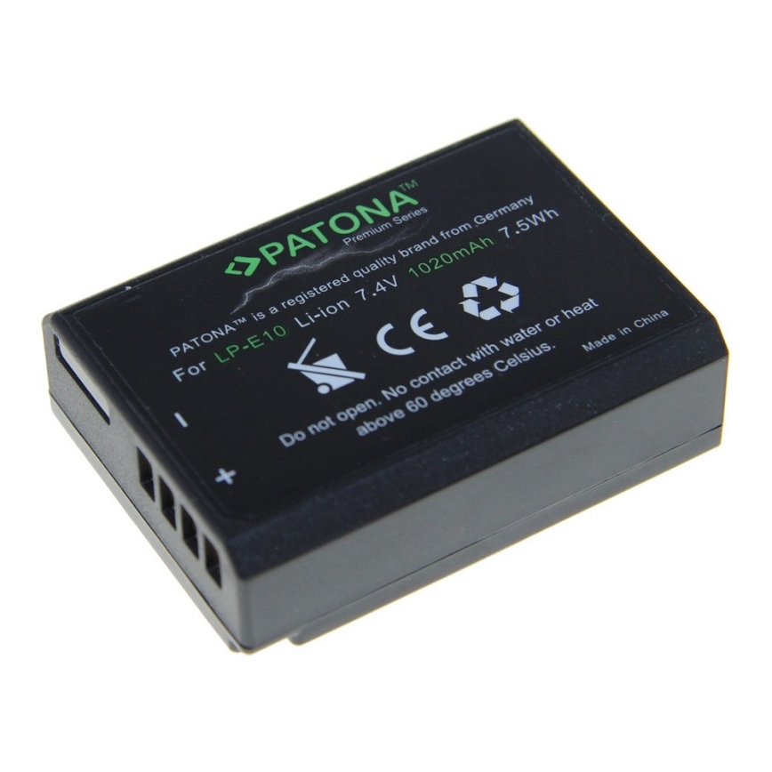 PATONA - Bateria Canon LP-E10 1020mAh Li-Ion Premium