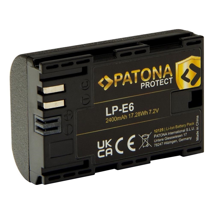 PATONA - Bateria Canon LP-E6 2400mAh Li-Ion Protect