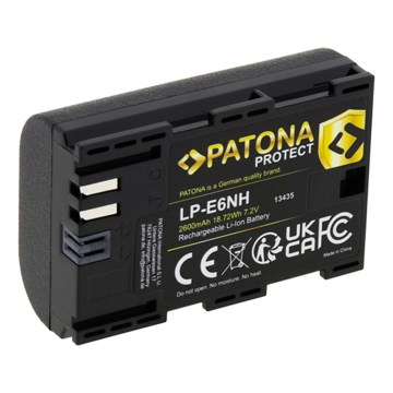 PATONA - Bateria Canon LP-E6NH 2600mAh Li-Ion Protect EOS R5/R6