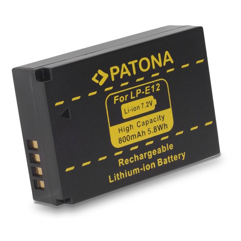 PATONA - Bateria Canon LPE12 800mAh Li-Ion
