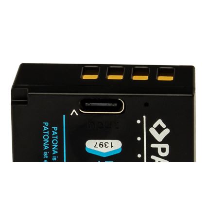 PATONA - Bateria Fuji NP-W126S 1050mAh Li-Ion Platinum USB-C carregamento