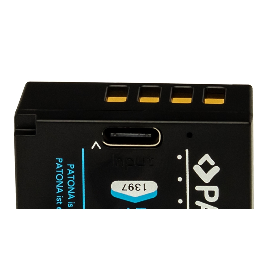 PATONA - Bateria Fuji NP-W126S 1050mAh Li-Ion Platinum USB-C carregamento
