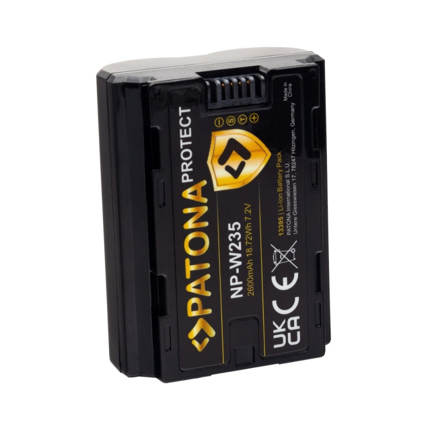 PATONA - Bateria Fuji NP-W235 2600mAh Li-Ion 7,2V Protect X-T4