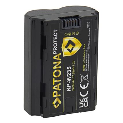 PATONA - Bateria Fuji NP-W235 2600mAh Li-Ion 7,2V Protect X-T4
