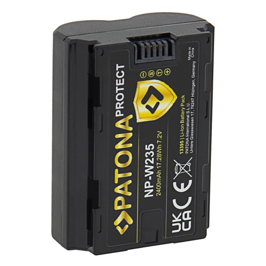 PATONA - Bateria Fuji NP-W235 2600mAh Li-Ion 7,2V Protect X-T4