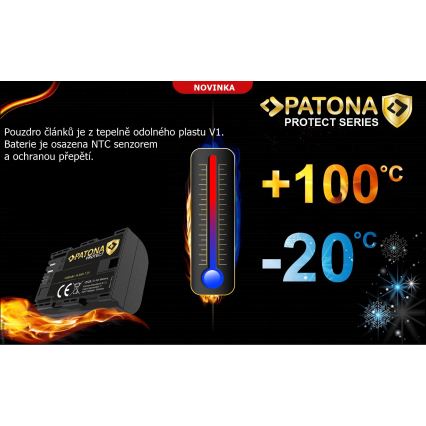 PATONA - Bateria Fuji NP-W235 2600mAh Li-Ion 7,2V Protect X-T4