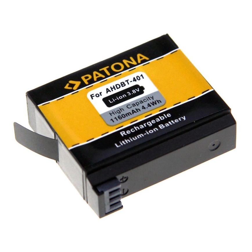 PATONA - Bateria GoPro Hero 4 AHDBT-401 1160mAh Li-Ion