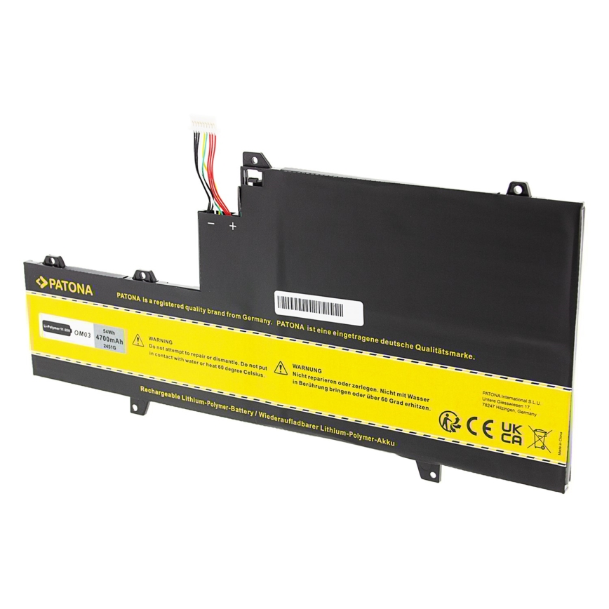 PATONA - Bateria HP EliteBook x360 1030 G2 4700mAh Li-Pol 11,55V OM03XL