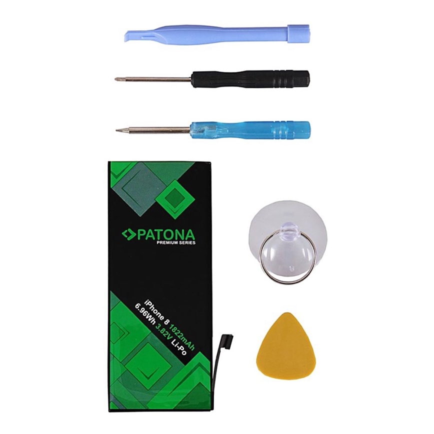 PATONA - Bateria iPhone 8 1822mAh 3,82V Li-Pol + ferramentas