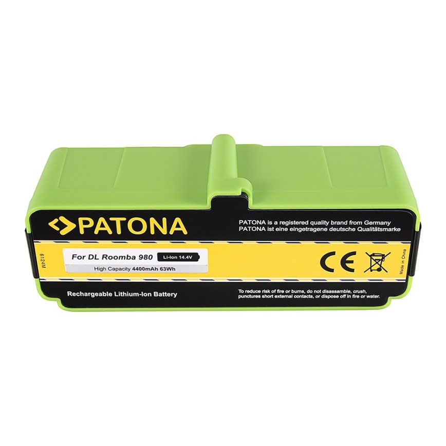 PATONA - Bateria iRobot Roomba 980 5200mAh 14,4V Li-lon