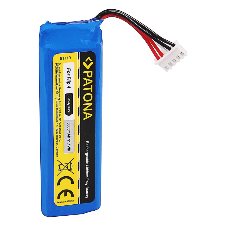 PATONA - Bateria JBL Flip 4 3000mAh 3,7V Li-Pol