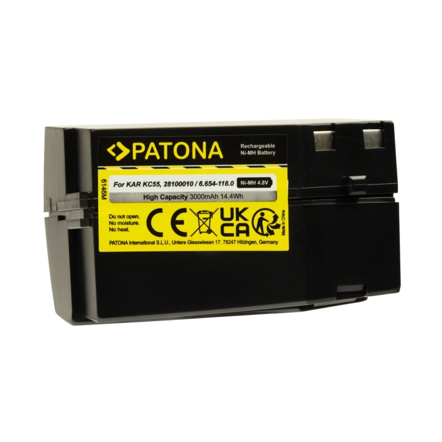 PATONA - Bateria Kärcher K55/K65 3000mAh, Ni-Mh 4,8V 14,4Wh